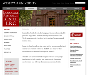 Language resource center Language Resource Center
